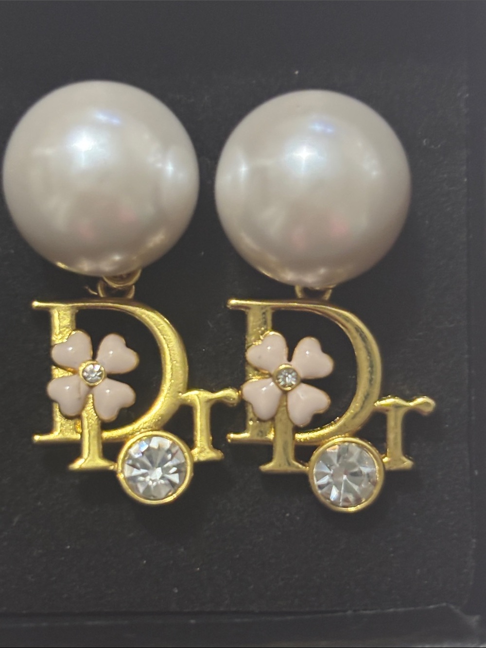 Dior Pearl Drop Earrings